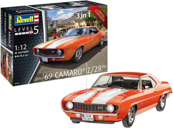 REV07727 - CHEVROELT Camaro Z/28 1969 - Edizione limitata da assemblare e dipingere - 1