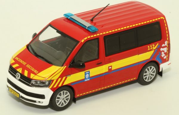 ODE084 - VOLKSWAGEN T6 Pompier CGDIS Lussemburgo - Tiratura limitata a 504 esemplari. - 1