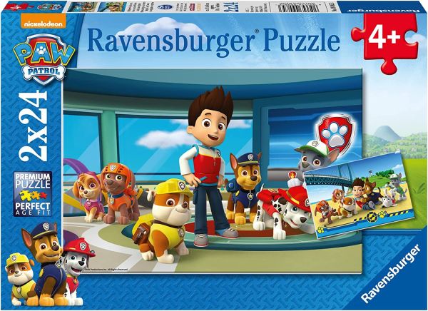 RAV090853 - 2 puzzle 24 pezzi Museruole efficienti - THE PATROL - 1