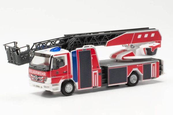 HER096959 - MERCEDES ATEGO ROSENBAUER con scala girevole VIGILI DEL FUOCO - 1