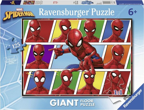 RAV097906 - Puzzle Gigante 125 Pezzi Spider-Man - 1