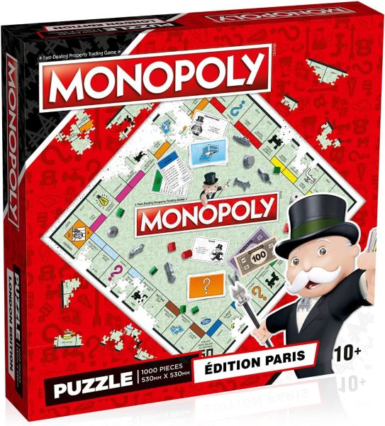 WIN01699 - Puzzle 1000 Pezzi MONOPOLY Parigi - 1