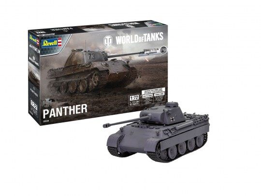 REV03509 - Tank Panther Ausf. D WORLD OF TANKS da assemblare e dipingere - 1