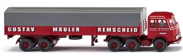 WIK048804 - MERCEDES LPS 333 6x4 con rimorchio 2 Assi GUSTAV MÄULER - 1