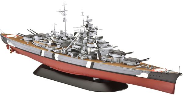 REV05098 - Nave da guerra Bismarck da assemblare e dipingere - 1