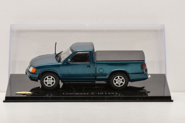 MAGCHES10-1995 - pickup CHEVROLET S-10 1995 verde / blu metallizzato - 1