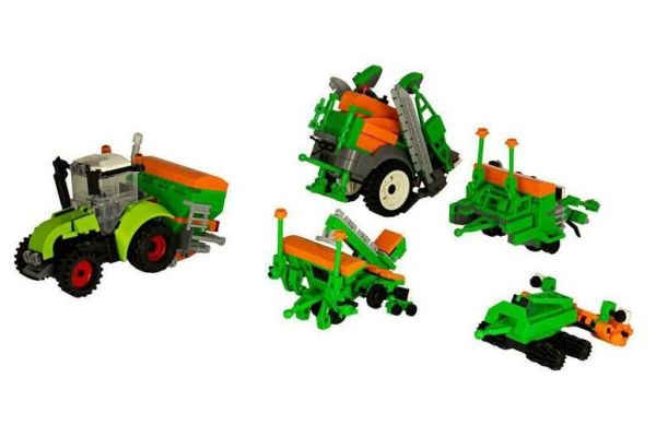 BBX102823 - Giocattolo da costruzione da 811 pezzi - Set di macchine agricole AMAZONE - 1