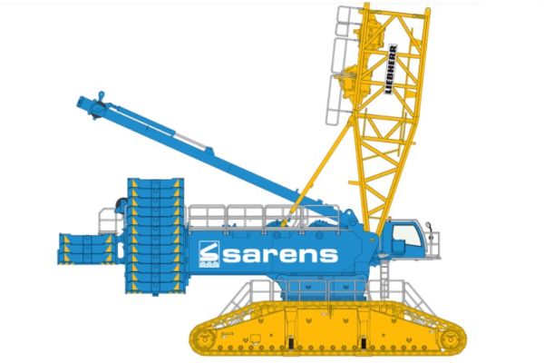 NZG1029/02 - LIEBHERR LR 11000 nei colori SARENS - 1