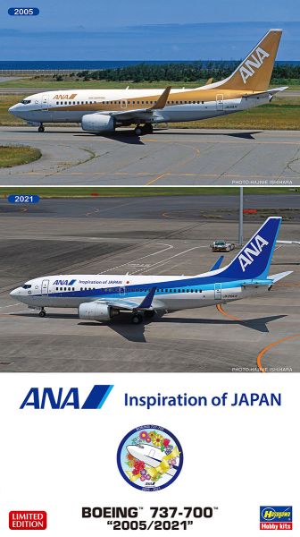 HAW10845 - Gli aerei ANA Boeing 737-700 2005-2021 da assemblare e verniciare - 1