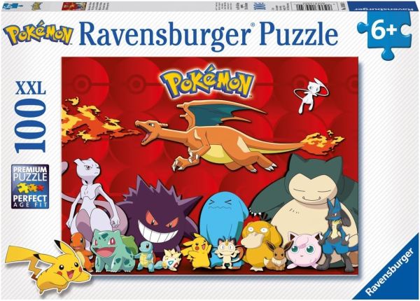 RAV109340 - Puzzle XXL 100 Pezzi Pokémon - 1