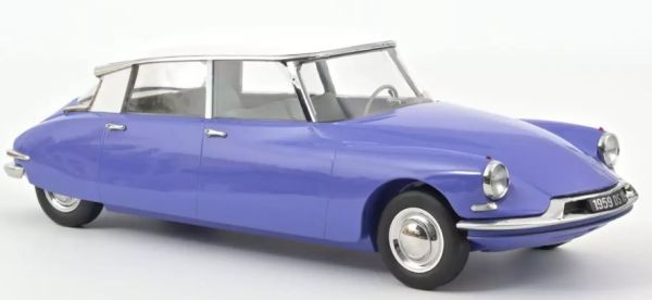 NOREV121569 - 1959 CITROEN DS 19 Blu Delphinium e Bianco - 1