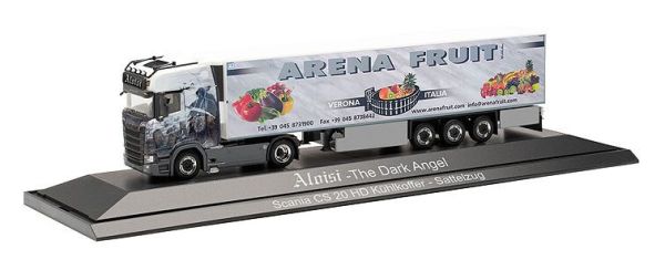 HER122269 - SCANIA CS 20 HD 4x2 con rimorchio frigorifero a 3 assi ALNISI - 1