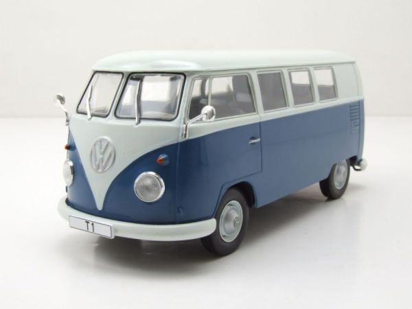 WBXWB124179 - VOLKSWAGEN T1 Bus 1960 Bianco e blu - 1