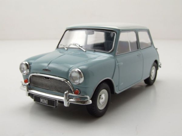 WBXWB124183 - AUSTIN Mini Cooper S 1965 Azzurro con tetto bianco - 1