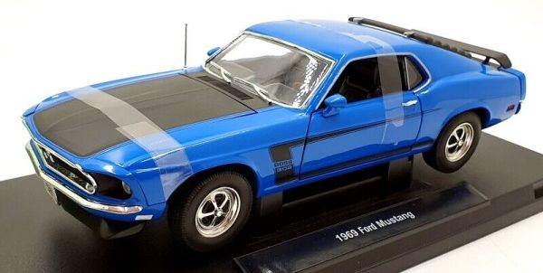 WEL12516BLEU - FORD Mustang boss 302 1969 blu - 1