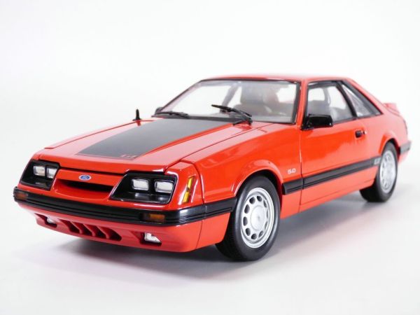 WEL12526ROUGE - FORD Mustang GT 5.0 1986 Rosso - 1