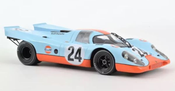 NOREV127508 - PORSCHE 917K 1000km Spa 1970 #24 Siffert/ Redman blu - 1