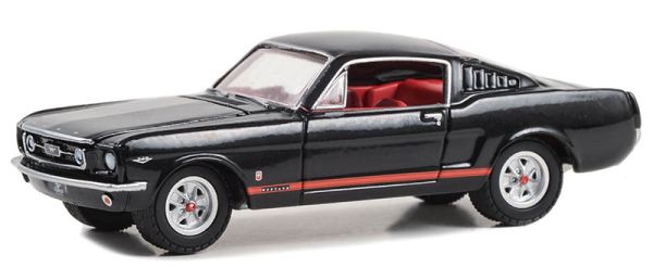 GREEN13340-A - FORD Mustang GT nera 1965 della serie THE STAMPEDE in blister - 1