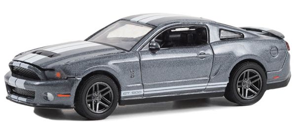 GREEN13340-D - SHELBY GT500 2010 grigio della serie THE STAMPEDE in blister - 1