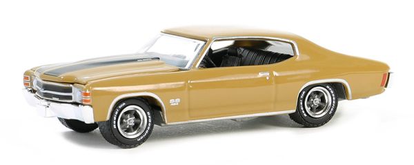 GREEN13350-C - CHEVROLET Chevelle SS 454 1971 Marrone della serie GL MUSCLE in blister - 1