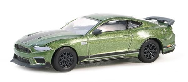 GREEN13350-F - FORD Mustang MacH 1 2022 Verde della serie GL MUSCLE in blister - 1