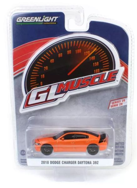 GREEN13360-E - DODGE Charger Daytona 392 2018 arancione della serie GL MUSCLE in blister - 1