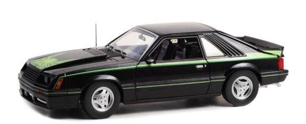 GREEN13603 - 1980 FORD Mustang cobra Nero con grafica sul cofano - 1