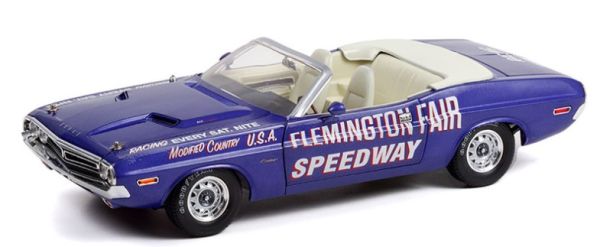 GREEN13617 - DODGE Challenger decappottabile 1971 FLEMINGTON FAIR SPEEDWAY Auto ufficiale da corsa - 1