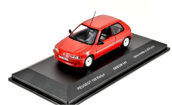 ODE141 - PEUGEOT 106 rallye 1 rosso - 1