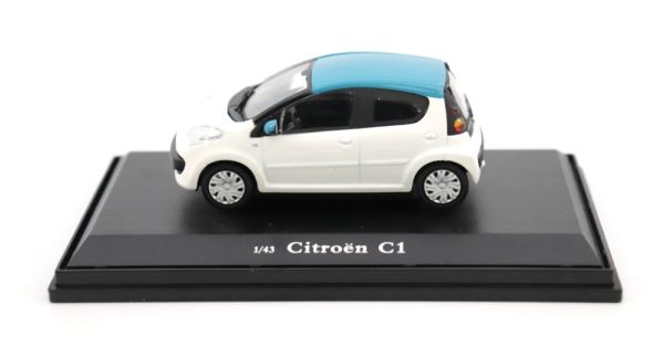 OPTIMUM143002 - CITROEN C1 Bianco con tetto blu - 1