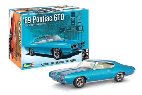 REV14530 - 69 PONTIAC GTO del film The Judge da assemblare e verniciare - 1