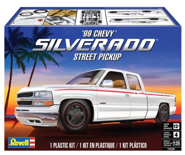 REV14538 - CHEVY Silverado street pickup 1999 da assemblare e verniciare - 1