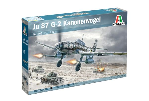 ITA1466 - Aereo Ju-87G-2 Kanonenvogel da costruire e dipingere - 1