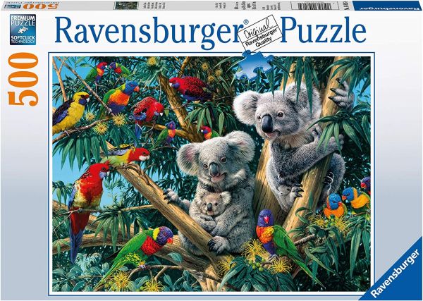 RAV148264 - Puzzle da 500 pezzi Koalas in the Tree - 1