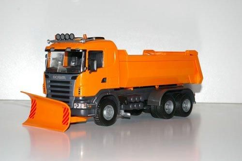 EMEK15508 - SCANIA G 6x4 arancione con lama spazzaneve - 1