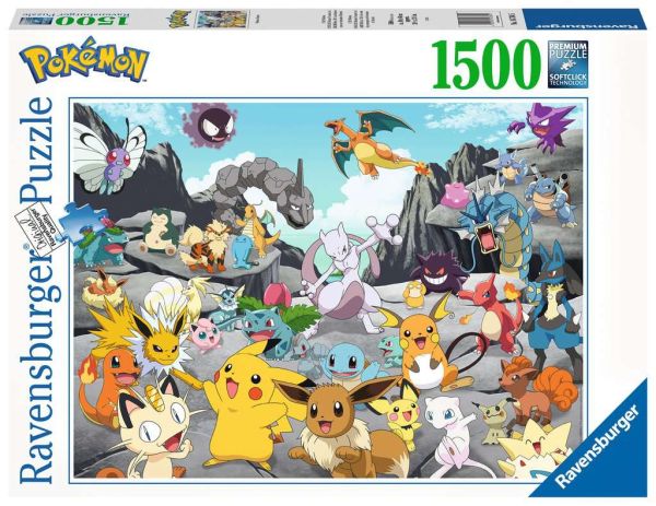 RAV167845 - 1500 pezzi puzzle POKEMON classici - 1