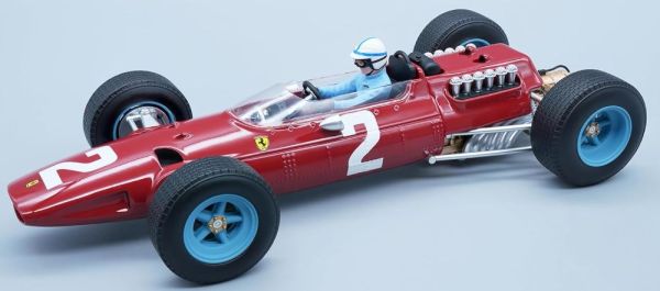 TM18-98C - FERRARI 512 F1 #2 GP dei Paesi Bassi 1965 J.SURTEES con figurina - Edizione limitata a 75 esemplari. - 1