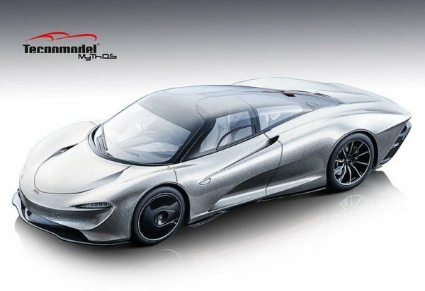 TM18-EX08C - McLAREN Speedtail Rallye Villa d'Este 2019 argento - Edizione limitata a 49 esemplari. - 1