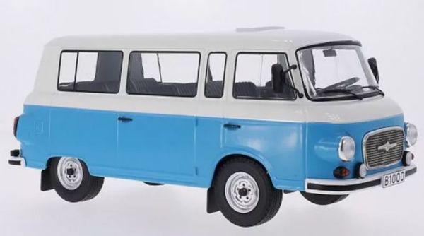 MOD18007 - Mini bus BARKAS B1000 1965 Bianco e blu - 1