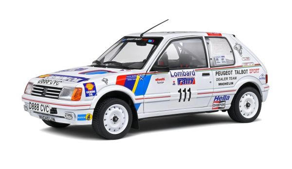 SOL1801715 - PEUGEOT 205 GTI bianco lombardo rac rally 1988 - 1