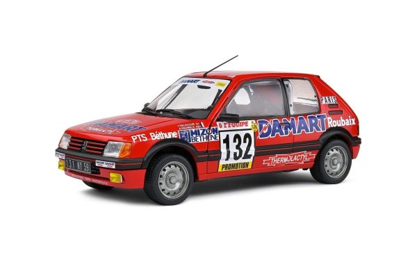 SOL1801717 - PEUGEOT 205 GTI 1.6L rosso #132 Rallye de Monte Carlo 1986 F.DELECOUR / A-C.PAUWELS - 1