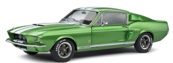 SOL1802907 - SHELBY Mustang GT500 verde con strisce bianche 1967 - 1