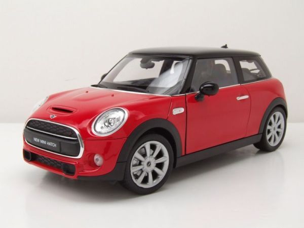 WEL18050ROUGE - 2014 MINI Cooper Hatch Rosso e Nero - 1