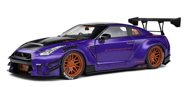 SOL1805812 - NISSAN GT-R (R35) con body kit Liberty Walk 2.0 2022 Viola - 1