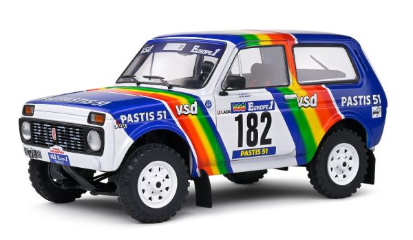 SOL1807305 - LADA Niva Bianca #182 Parigi-Dakar 1984 JABOUILLE/SARDOU - 1