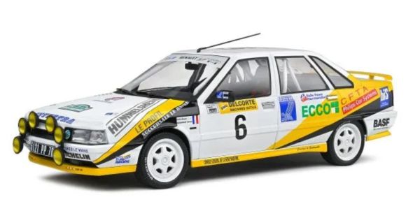 SOL1807704 - RENAULT R21 TURBO GR. A  #15 M.RATS/ M.MENARD RALLY CHARLEM bianco - 1