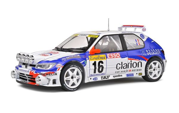 SOL1808303 - PEUGEOT 306 MAXI versione notturna bianco rally Montecarlo 1998 - 1