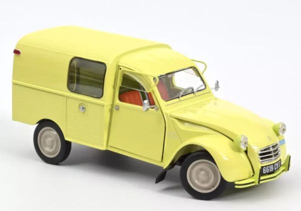 NOREV181488 - CITROEN 2CV Furgone AK350 1966 giallo pastis - 1