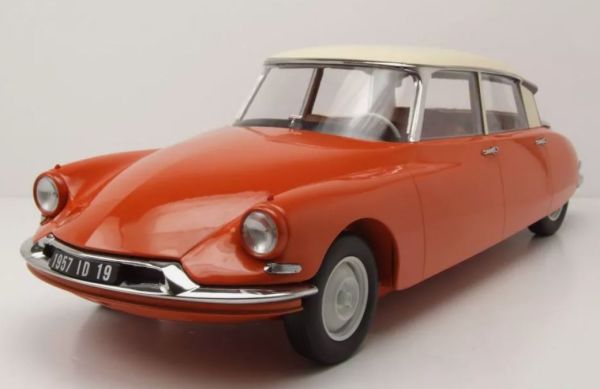 NOREV121580 - CITROEN DS 19 1955 Arancione Capucine e Crema - 1