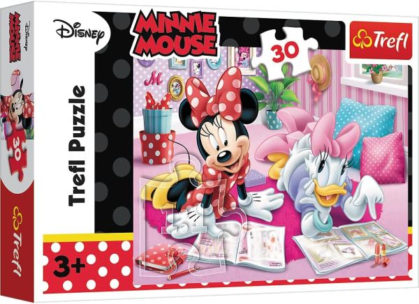 TRF18217 - Puzzle da 30 pezzi DISNEY - Minnie e Daisy - 1